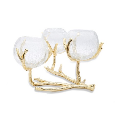 Classic Touch Gold 3 Branch Centerpiece : Target