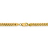 Black Bow Jewelry 4.25mm, 14k Yellow Gold, Miami Cuban (Curb) Chain Bracelet - 3 of 4