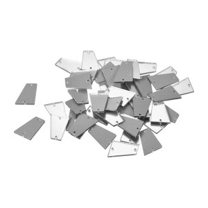 Unique Bargains Flat Back Sew on Acrylic Irregular Mirror for Evening Dresses Cloth 50 Pcs - 1 of 4