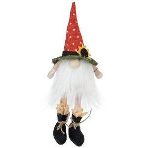 Northlight Sitting Sunflower Autumn Harvest Gnome Figurine - 11" - 1 of 4