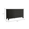 NicBex 6 Drawer Double Dresser for Bedroom,Modern Style Drawers with Black Pulls,Dressers for Kids Room,Living Room,Entry and Hallway - image 3 of 4