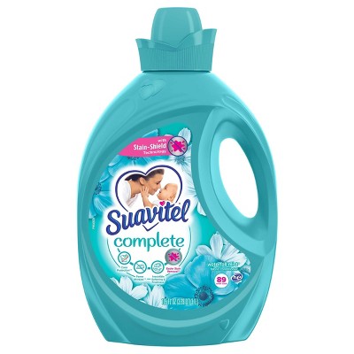 Suavitel Complete Scented Liquid Fabric Softener and Conditioner - Waterfall Mist - 105 fl oz