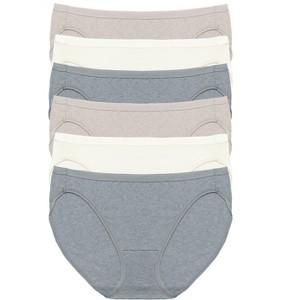 Felina Organic Cotton Bikini Underwear for Women - Bikini Panties for Women, Seamless Panties for Women (6-Pack) - 1 of 1