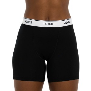 Woxer | Ultra-Soft, Stretchy, No-Dig Waistband | Women's Baller High Waisted 5" Boxer Brief - 1 of 4