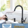 WOWOW Elegant Stainless Steel Single Handle Pull Down Sprayer Kitchen Faucet with Soap Dispenser - 4 of 4
