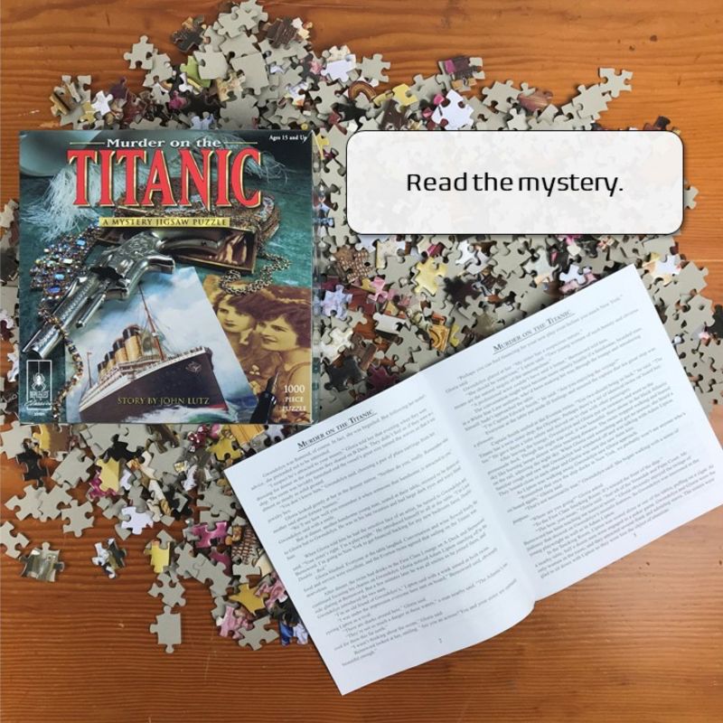 Bepuzzled Classic Mystery: Murder on the Titanic Jigsaw Puzzle - 1000pc, 4 of 10