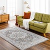 Hauteloom Roho Beige & Blue Washable Area Rug - 3 of 4