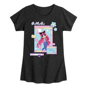 Girls' - LOL Surprise! - Outrageous Millennial Girls Fitted Short Sleeve Graphic T-Shirt - 1 of 4