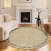 coucheta Multi-size Washable Area Rugs for Living Room, Modern Non-Slip Low-Pile Carpet with Rubber Back, for Bedroom, Dining, Office, Entryway - 2 of 4