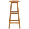 vidaXL Bar Stools 4 pcs Solid Acacia Wood - 3 of 4