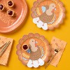 10ct Thanksgiving Turkey Shaped Dinner Plates - Spritz™ - 2 of 3