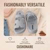 CUSHIONAIRE Orbit Waterproof EVA Womens Sandals -Comfortable Summer Slip On Slides for Women with Adjustable Buckle Strap - 3 of 4