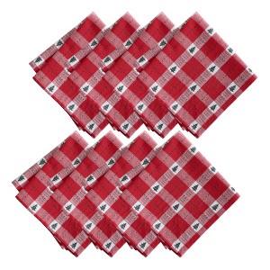 Elrene Sherwood Tree Dobby Cotton Napkins, Set of 8 - Elrene Home Fashions - 1 of 3