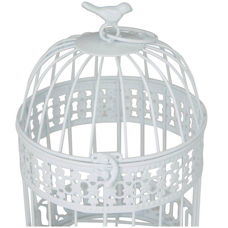 Set of 2 Metal 15.6" Country Cottage Birdcage - Olivia & May, 4 of 6
