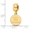 Black Bow Jewelry 14k Yellow Gold Plated Sterling Silver The Citadel Bulldogs NCAA Bead Charm - 2 of 3