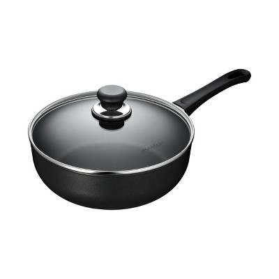 T-fal Ultimate Hard Anodized 10.25qt Covered Deep Saute - Dark Gray : Target