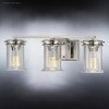 Urban Ambiance Luxury French Rustic Bath Vanity Light,  7.25"H x 23.75"W,  Brushed Nickel Finish, UHP3760 - 3 of 4