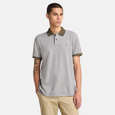 Timberland Men's Oyster River Short-Sleeve Oxford Polo Shirt