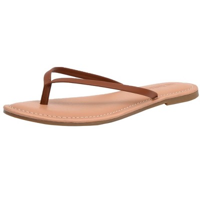 CUSHIONAIRE Women's Cora Flat Flip Flop Sandal with +Comfort