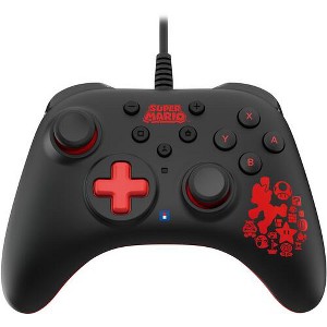 Hori - HORI Wired HORIPAD Turbo Controller: Mario for Nintendo Switch - Offically Licensed by Nintendo - 1 of 4