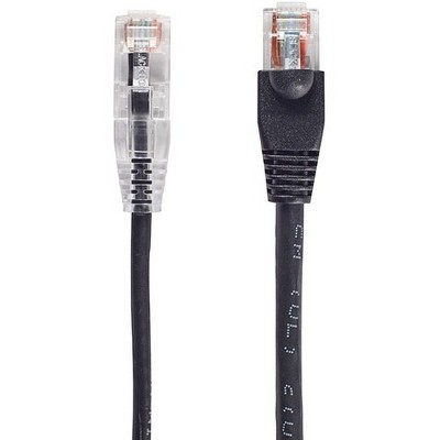 Black Box Slim-Net Cat.6a UTP Patch Network Cable - 3 ft Network Cable for Network Device - First End: 1 x RJ-45 Male Network