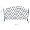 vidaXL Trellis Fence Solid Firwood 5.9'x3.3' Gray - 4 of 4