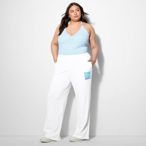 Women's Mid-Rise French Terry Sweatpants - Wild Fable™ - 1 of 3