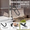 VEVOR Handrails for Outdoor Steps, 29" Length Wall Mount Safety Railings for 1-3 Steps, U-Shaped Handrail with Matte Black Finished, Stair Handrails - 3 of 4