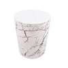 LunaLulinlk 5 Gallon White Marble Plastic Trash Can - 3 of 4