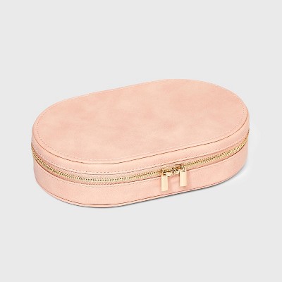 Zippered Travel Jewelry Case