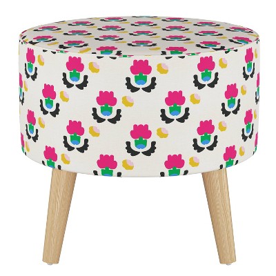 target floral ottoman