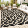 Outdoor Rug Modern Geometric Rug Waterproof Reversible Plastic Straw Rug for Patio Camping RV Balcony Backyard - 4 of 4