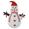 VidaXL Inflatable Snowman with LEDs 12 ft - 4 of 4