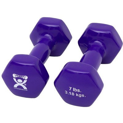 CanDo vinyl coated dumbbell