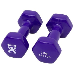 CanDo vinyl coated dumbbell - 1 of 2