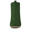 Allegra K Women's Round Toe Chunky High Heels Ankle Chelsea Boots - 3 of 4