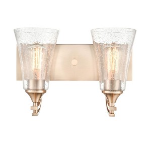 Millennium Lighting Natalie 2 - Light Vanity in  Modern Gold - 1 of 4