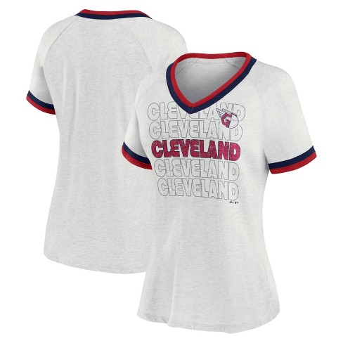 Cleveland Guardians Indians Genuine Merchandise Youth Large 10/12 Girls  V-neck