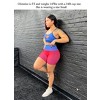 DC Comics Womens Cosplay Active Workout Outfits - Wonder Woman, Batgirl, Harley Quinn, Supergirl - 2 Piece Short Sets - 2 of 4