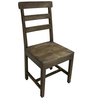 HomeRoots Ladder Back Dining Side Chairs - Thumbnail 4