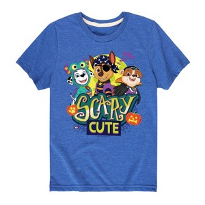 Boys' - Paw Patrol - Scary Cute Short Sleeve Graphic T-Shirt - 1 of 4