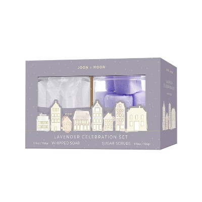 Joon X Moon Whipped Soap & Sugar Cube Gift Set - Lavender - 2pc