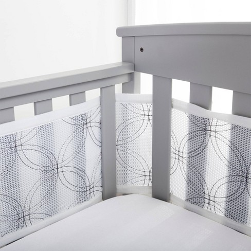 Breathablebaby Breathable Mesh 2-in-1 Mini Crib - Gray : Target