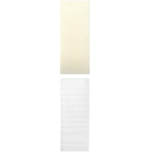 REGALWOVEN Solid Cotton Decorative Hand Towels for Bathroom Hotel and Spa 14" x 30"/13" x 30" 2 Pcs - 1 of 4