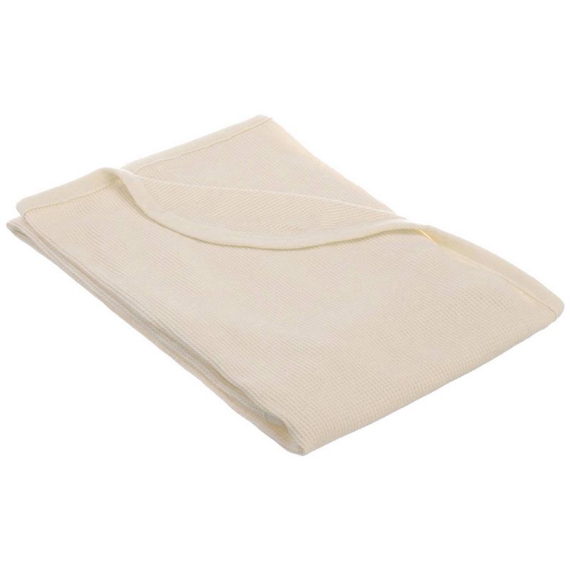 TL Care Organic Cotton Thermal Swaddle Blanket - Natural, 3 of 4
