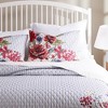 Greenland Home Fashions 2004CKS Lexi King Blue Pillow Shams, 20x36 Inches - 2 of 2