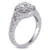 EVERLY JEWELRY | Sterling Silver Cubic Zirconia Vintage Ring - 2 of 3