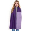 Anna-Kaci Women's Color Block Knitted Scarf with Gradient Design and Soft Warm Fabric - 2 of 4