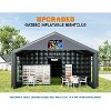 AMERLIFE Inflatable Nightclub Tent, Black Portable Gazebo with Dual Doors, Logo Panel - 3 of 4