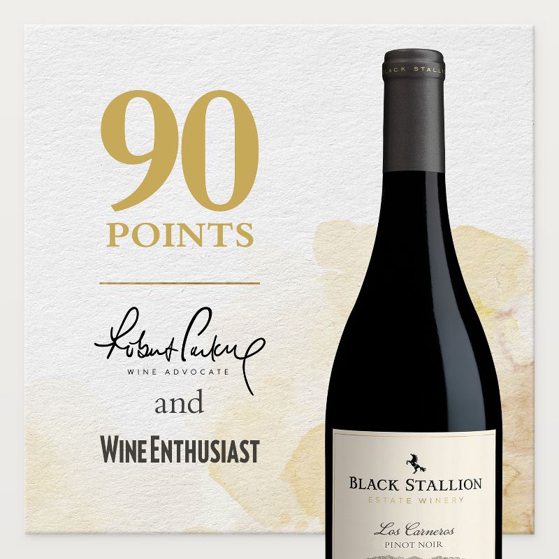 Black Stallion Pinot Noir Red Wine - 750ml Bottle, 4 of 9